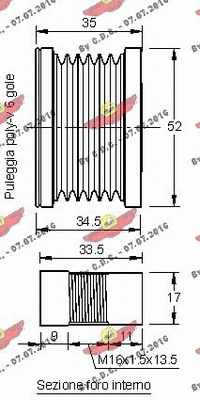 Alternator Freewheel Clutch