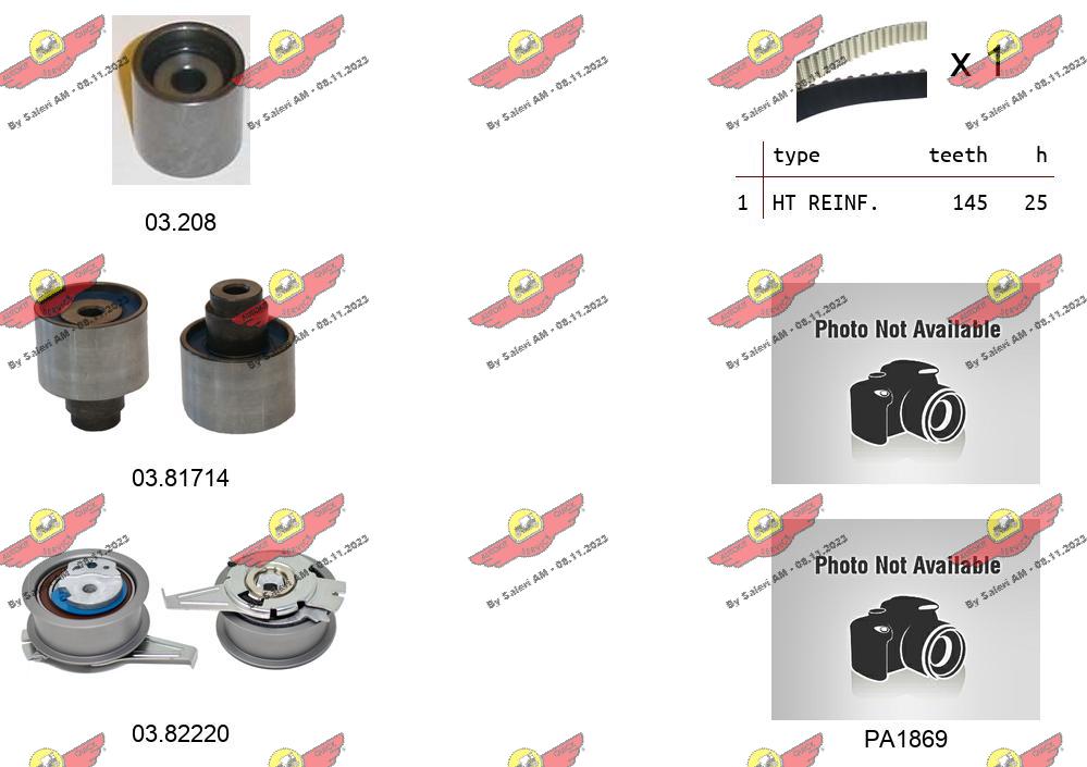 Water Pump & Timing Belt Kit (04.5479PA3)