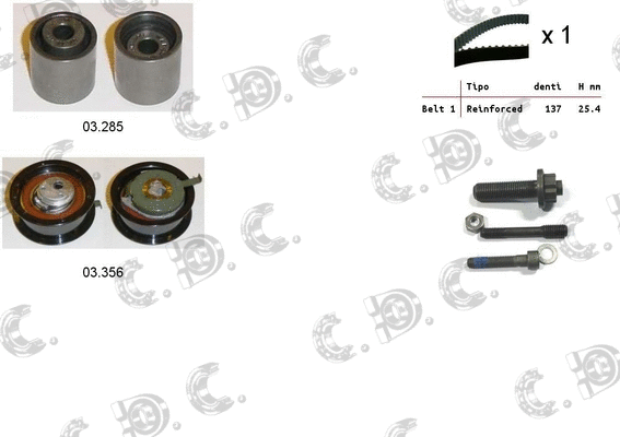 Timing Belt Kit (04.5015)