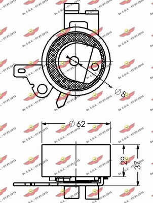 Tensioner Pulley, timing belt
