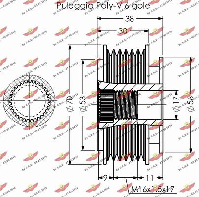 Alternator Freewheel Clutch