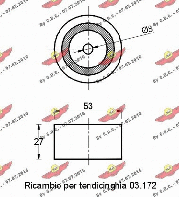 Tensioner Pulley, timing belt