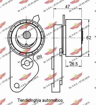 Tensioner Pulley, timing belt