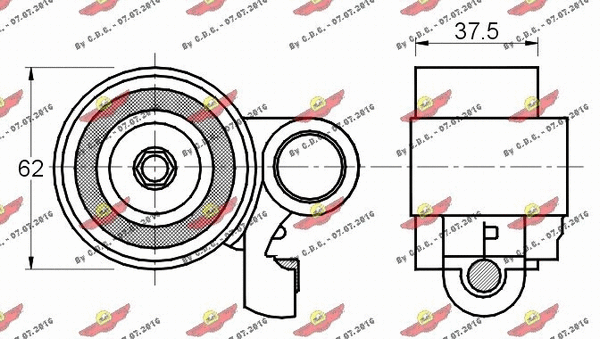 Tensioner Pulley, timing belt