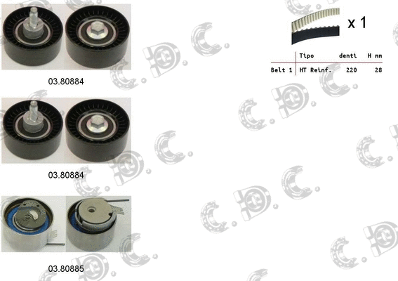 Timing Belt Kit (04.5256)