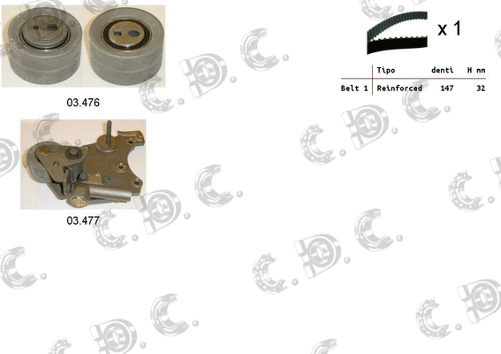 Timing Belt Kit (04.5246)