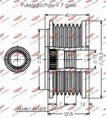 Alternator Freewheel Clutch