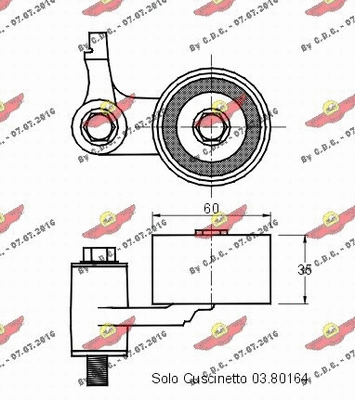 Tensioner Pulley, timing belt