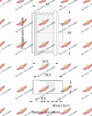 Alternator Freewheel Clutch