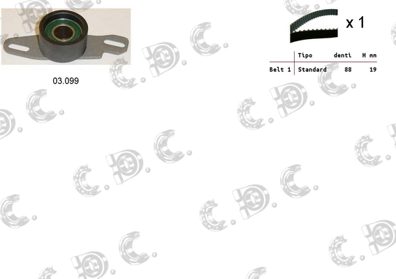Timing Belt Kit (04.5249)