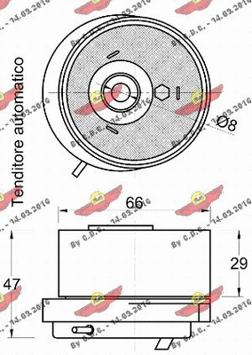 Tensioner Pulley, timing belt