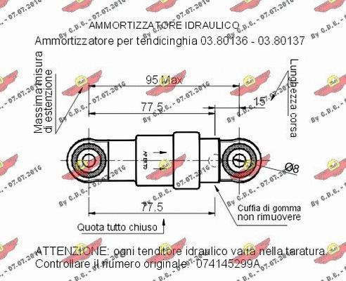Vibration Damper, V-ribbed belt