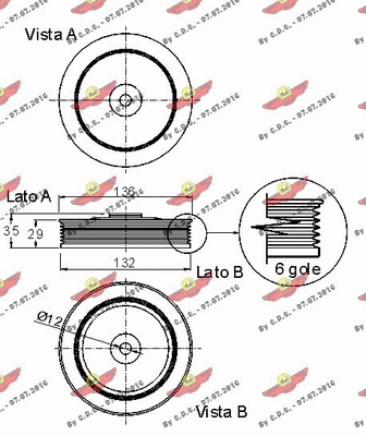 Belt Pulley, crankshaft