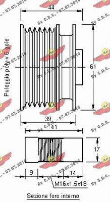 Alternator Freewheel Clutch