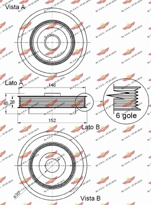Belt Pulley, crankshaft