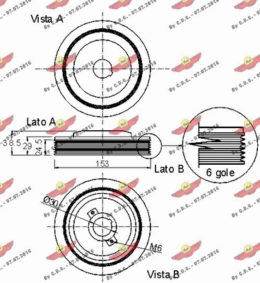 Belt Pulley, crankshaft