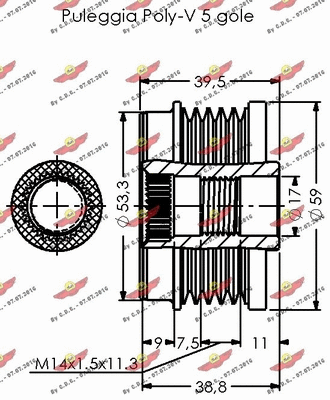 Alternator Freewheel Clutch