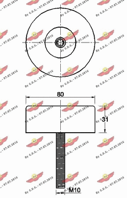 Deflection/Guide Pulley, V-ribbed belt