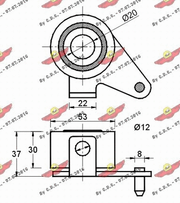 Tensioner Pulley, timing belt