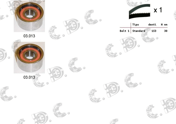 Timing Belt Kit (04.5046)
