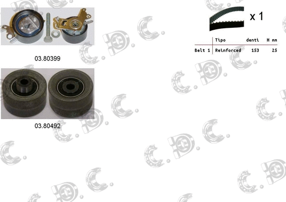 Timing Belt Kit (04.5119)