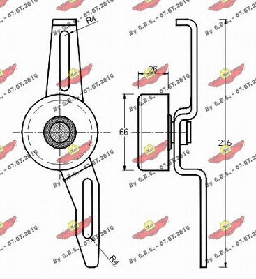 Belt Tensioner, V-ribbed belt
