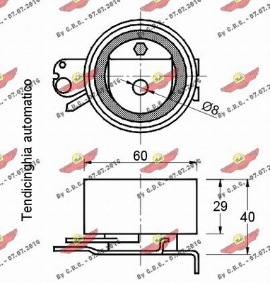 Tensioner Pulley, timing belt