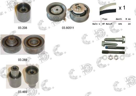Timing Belt Kit (04.5023)