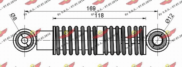 Vibration Damper, V-ribbed belt