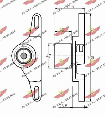 Tensioner Pulley, timing belt