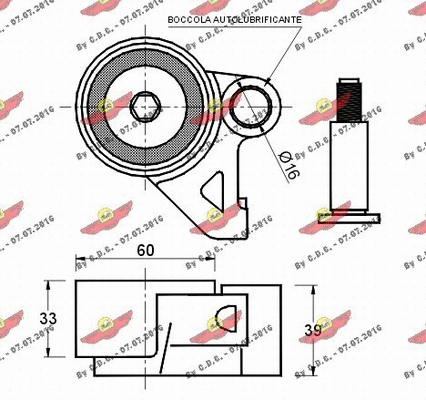 Tensioner Pulley, timing belt
