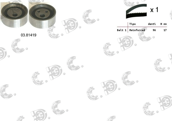 Timing Belt Kit (04.5304)