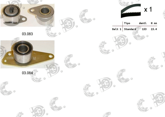 Timing Belt Kit (04.5224)