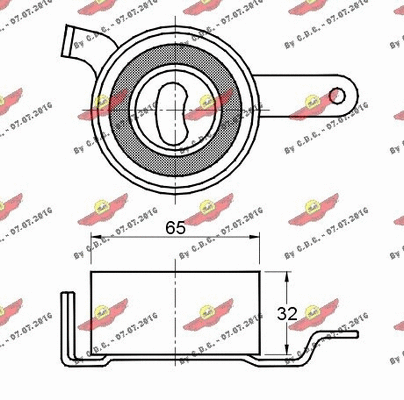 Tensioner Pulley, timing belt