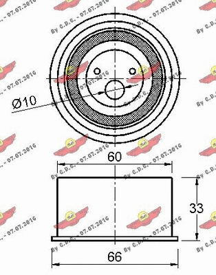 Tensioner Pulley, timing belt