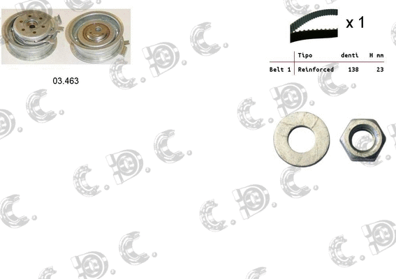 Timing Belt Kit (04.5011)