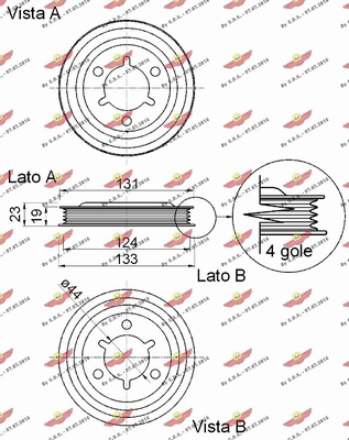 Belt Pulley, crankshaft