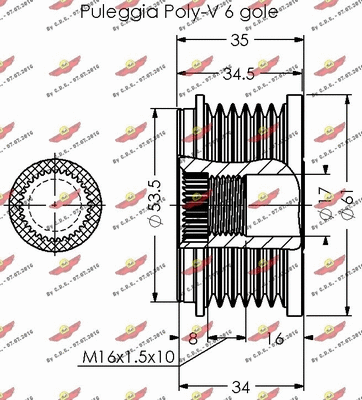 Alternator Freewheel Clutch