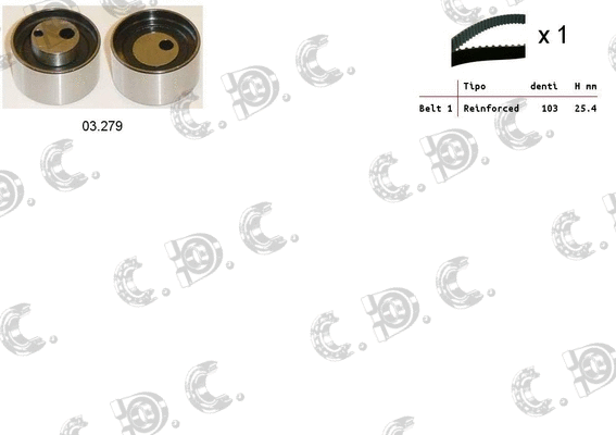 Timing Belt Kit (04.5079)