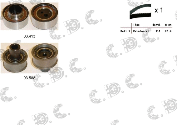 Timing Belt Kit (04.5401)