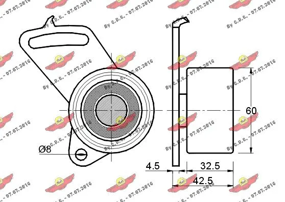 Tensioner Pulley, timing belt