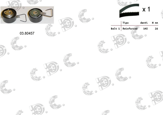 Timing Belt Kit (04.5143)