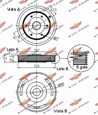 Belt Pulley, crankshaft
