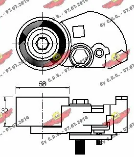 Tensioner Pulley, timing belt