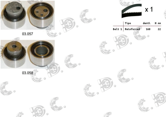 Timing Belt Kit (04.5002)