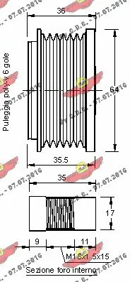 Alternator Freewheel Clutch