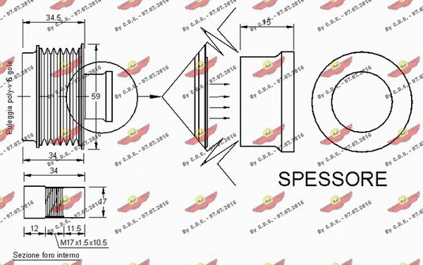 Alternator Freewheel Clutch
