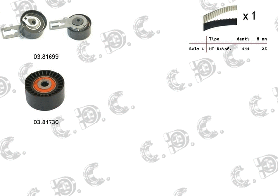 Timing Belt Kit (04.5337)
