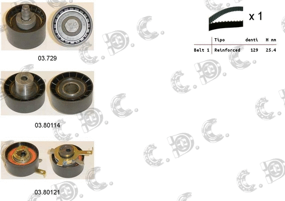 Timing Belt Kit (04.5219)