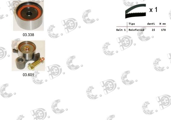 Timing Belt Kit (04.5463)